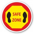 DuraStripe rond veiligheidsteken / SAFE ZONE